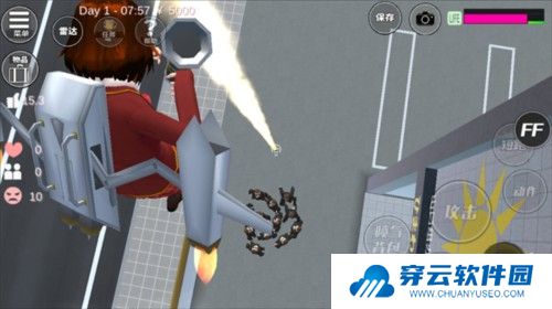 樱花校园模拟器如何获得火箭筒7