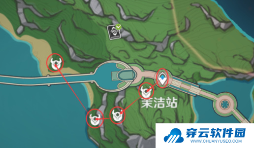 原神泡泡桔采集路线一览10