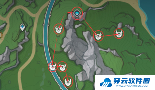原神泡泡桔采集路线一览9