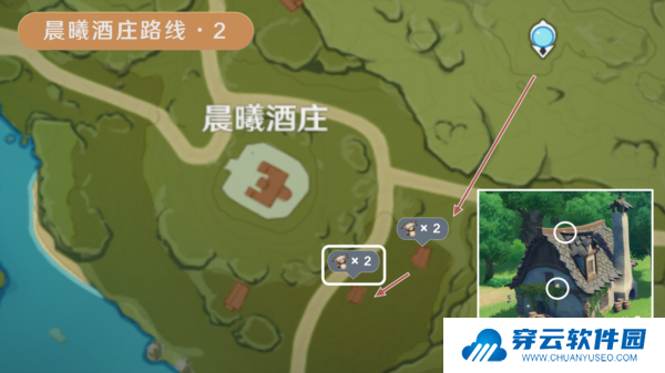 原神慕风蘑菇分布图采集路线20
