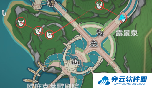 原神泡泡桔采集路线一览11