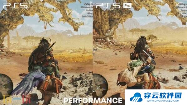 《怪物猎人：荒野》PS5/PS5 Pro画面对比