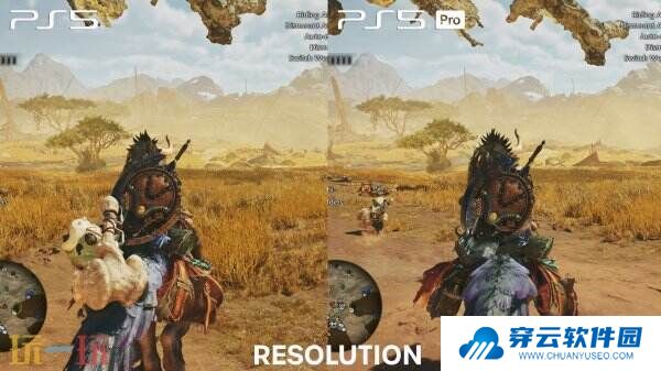 《怪物猎人：荒野》PS5/PS5 Pro画面对比