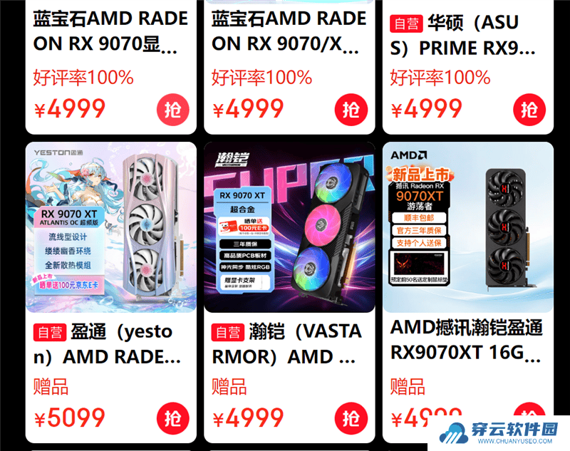 AMD与NVIDIA竞争示意图